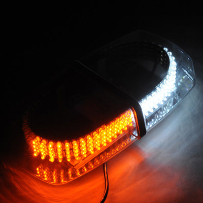 25W 240 LED Vehicle Roof Top Emergency Hazard Warning Strobe Light, Yellow and White Light - Warning Lights by PMC Jewellery | Online Shopping South Africa | PMC Jewellery | Buy Now Pay Later Mobicred