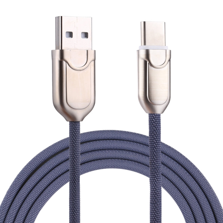 1m 2A USB-C / Type-C to USB 2.0 Data Sync Quick Charger Cable(Blue) - USB-C & Type-C Cable by PMC TechLife | Online Shopping South Africa | PMC TechLife