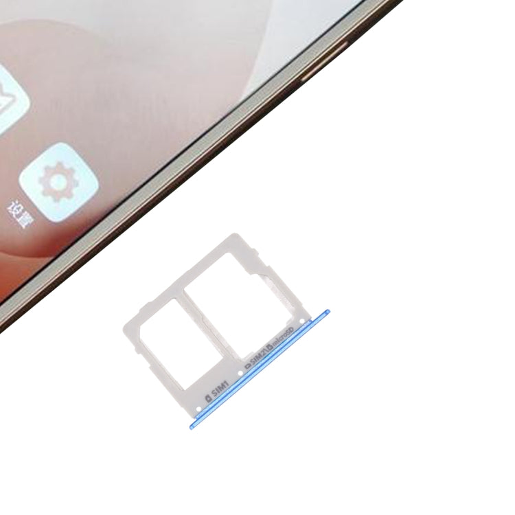 For Galaxy C7 Pro / C7010 & C5 Pro / C5010 SIM Card Tray + SIM / Micro SD Card Tray (Blue) - Card Tray by PMc TechLife | Online Shopping South Africa | PMc TechLife | Buy Now Pay Later Mobicred