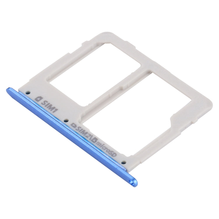 For Galaxy C7 Pro / C7010 & C5 Pro / C5010 SIM Card Tray + SIM / Micro SD Card Tray (Blue) - Card Tray by PMc TechLife | Online Shopping South Africa | PMc TechLife | Buy Now Pay Later Mobicred