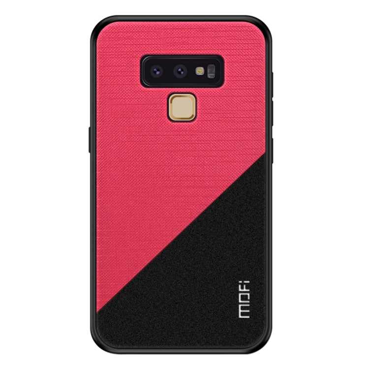 MOFI Shockproof TPU + PC + Cloth Pasted Case for Galaxy Note 9(Rose Red) - Galaxy Phone Cases by MOFI | Online Shopping South Africa | PMC Jewellery