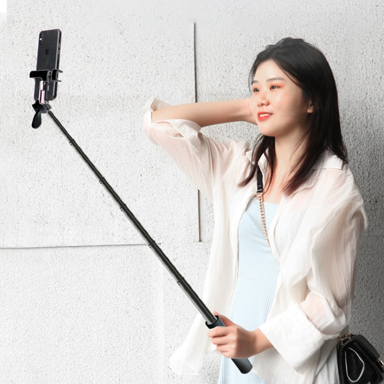 CYKE P9 Universal Stretchable Hidden One-piece Wireless Bluetooth Selfie Stick(Black) - Selfie Sticks by CYKE | Online Shopping South Africa | PMC Jewellery | Buy Now Pay Later Mobicred