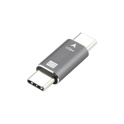 USB-C / Type-C 4.0 Male to Male Plug Converter 40Gbps Data Sync Adapter - Cable & Adapters by PMC Jewellery | Online Shopping South Africa | PMC Jewellery | Buy Now Pay Later Mobicred