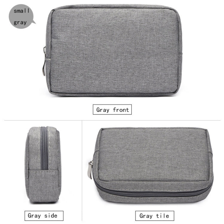 Multi-functional Headphone Charger Data Cable Storage Bag Power Pack, Size: S, 17 x 11.5 x 5.5cm (Grey) - Other by PMC TechLife | Online Shopping South Africa | PMC TechLife | Buy Now Pay Later Mobicred