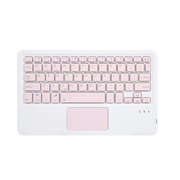 HB119B 10 inch Universal Tablet Wireless Bluetooth Keyboard with Touch Panel (Pink) - Universal Keyboard by PMC TechLife | Online Shopping South Africa | PMC TechLife