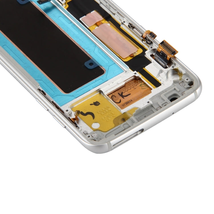 Original LCD Screen and Digitizer Full Assembly with Frame & Charging Port Board & Volume Button & Power Button For Galaxy S7 Edge / G935F(Silver) - free shipping - PMc TechLife - Order now!