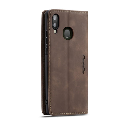 CaseMe-013 Multifunctional Retro Frosted Horizontal Flip Leather Case for Galaxy A40, with Card Slot & Holder & Wallet(Coffee) - Galaxy Phone Cases by CaseMe | Online Shopping South Africa | PMC Jewellery | Buy Now Pay Later Mobicred