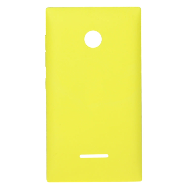 Battery Back Cover  for Microsoft Lumia 435(Yellow) - Back Cover by PMc TechLife | Online Shopping South Africa | PMc TechLife | Buy Now Pay Later Mobicred