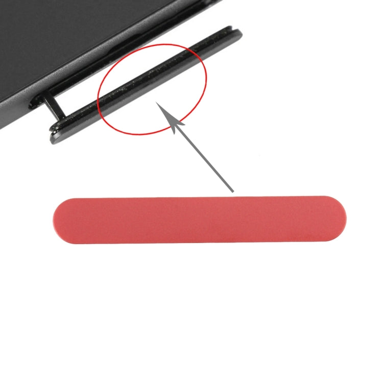 Compact Card Slot Port Dust Plug for Sony Xperia Z5(Red) - Dust Plug by PMc TechLife | Online Shopping South Africa | PMc TechLife | Buy Now Pay Later Mobicred