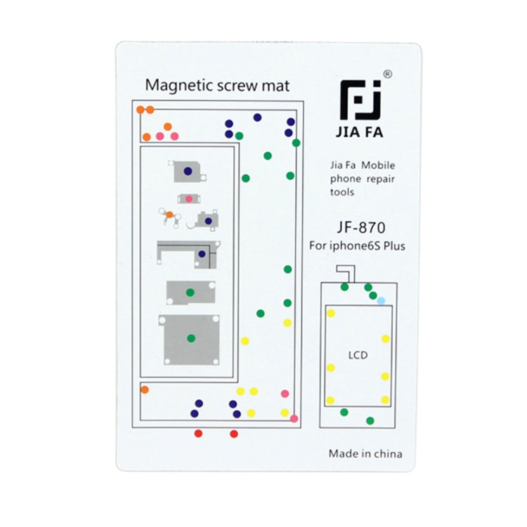 JIAFA Magnetic Screws Mat for iPhone 6s Plus - free shipping - PMC TechLife - Order now!