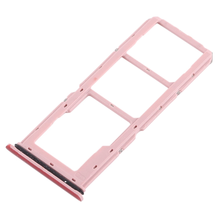 For Vivo Y83 2 x SIM Card Tray + Micro SD Card Tray (Red) - Card Tray by PMc TechLife | Online Shopping South Africa | PMc TechLife | Buy Now Pay Later Mobicred