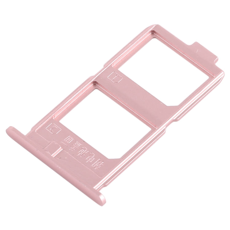 For Vivo X7 Plus 2 x SIM Card Tray (Rose Gold) - Card Socket by PMc TechLife | Online Shopping South Africa | PMc TechLife | Buy Now Pay Later Mobicred