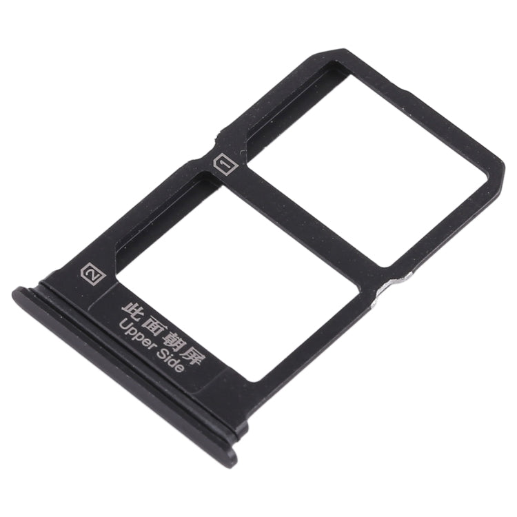 For Vivo X9s 2 x SIM Card Tray (Black) - Card Socket by PMc TechLife | Online Shopping South Africa | PMc TechLife | Buy Now Pay Later Mobicred