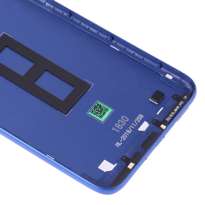 Battery Back Cover with Camera Lens for Asus Zenfone Max M2 ZB633KL ZB632KL(Blue) - Back Cover by PMC Jewellery | Online Shopping South Africa | PMC Jewellery | Buy Now Pay Later Mobicred