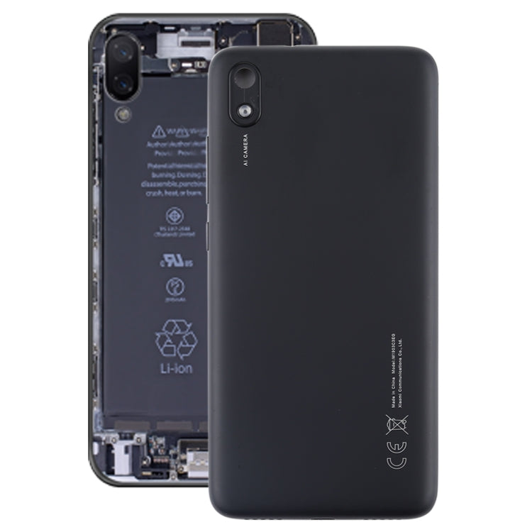 Battery Back Cover for Xiaomi Redmi 7A(Black) - Back Cover by PMC Jewellery | Online Shopping South Africa | PMC Jewellery | Buy Now Pay Later Mobicred
