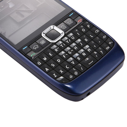 Full Housing Cover (Front Cover + Middle Frame Bezel + Battery Back Cover + Keyboard) for Nokia E63(Dark Blue) - Full Housing Cover by PMC Jewellery | Online Shopping South Africa | PMC Jewellery | Buy Now Pay Later Mobicred