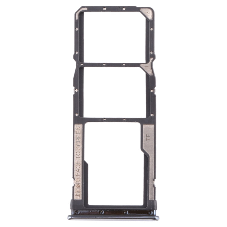 SIM Card Tray + SIM Card Tray + Micro SD Card Tray for Xiaomi Redmi Note 8 (Silver) - Card Tray by PMc TechLife | Online Shopping South Africa | PMc TechLife | Buy Now Pay Later Mobicred