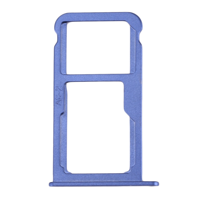 For Huawei P10 SIM Card Tray & SIM / Micro SD Card Tray(Blue) - Card Socket by PMc TechLife | Online Shopping South Africa | PMc TechLife | Buy Now Pay Later Mobicred