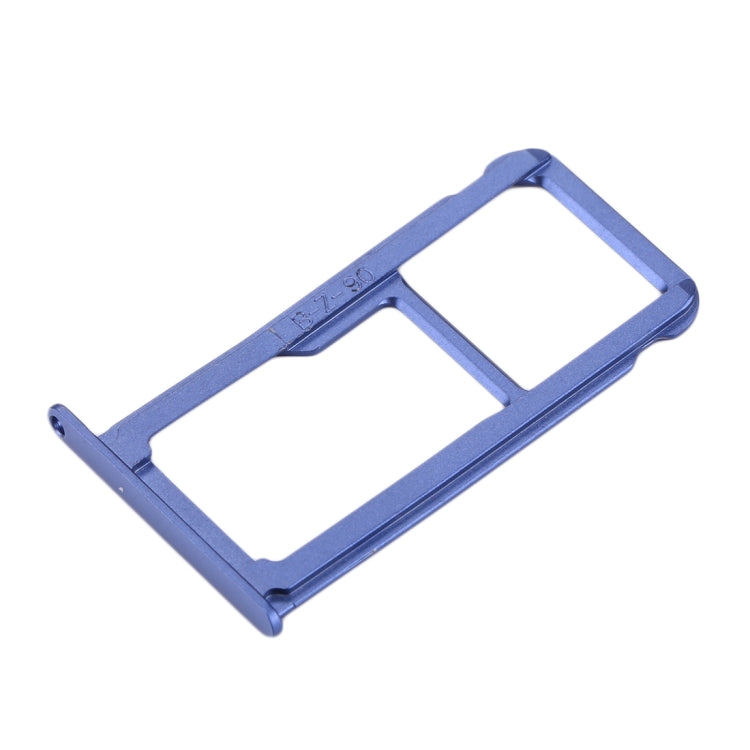 For Huawei P10 SIM Card Tray & SIM / Micro SD Card Tray(Blue) - Card Socket by PMc TechLife | Online Shopping South Africa | PMc TechLife | Buy Now Pay Later Mobicred