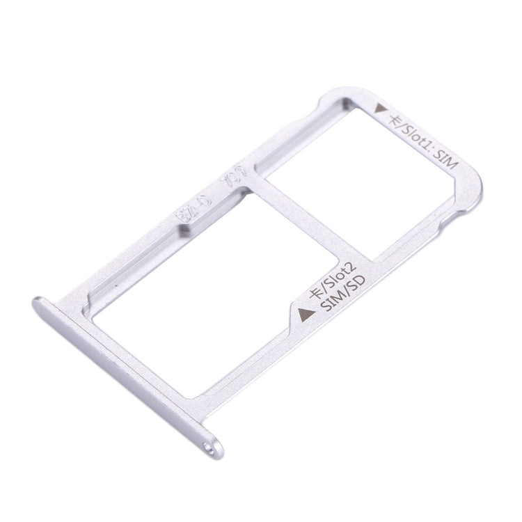 For Huawei Mate 9 SIM Card Tray & SIM / Micro SD Card Tray(White) - Card Socket by PMc TechLife | Online Shopping South Africa | PMc TechLife | Buy Now Pay Later Mobicred