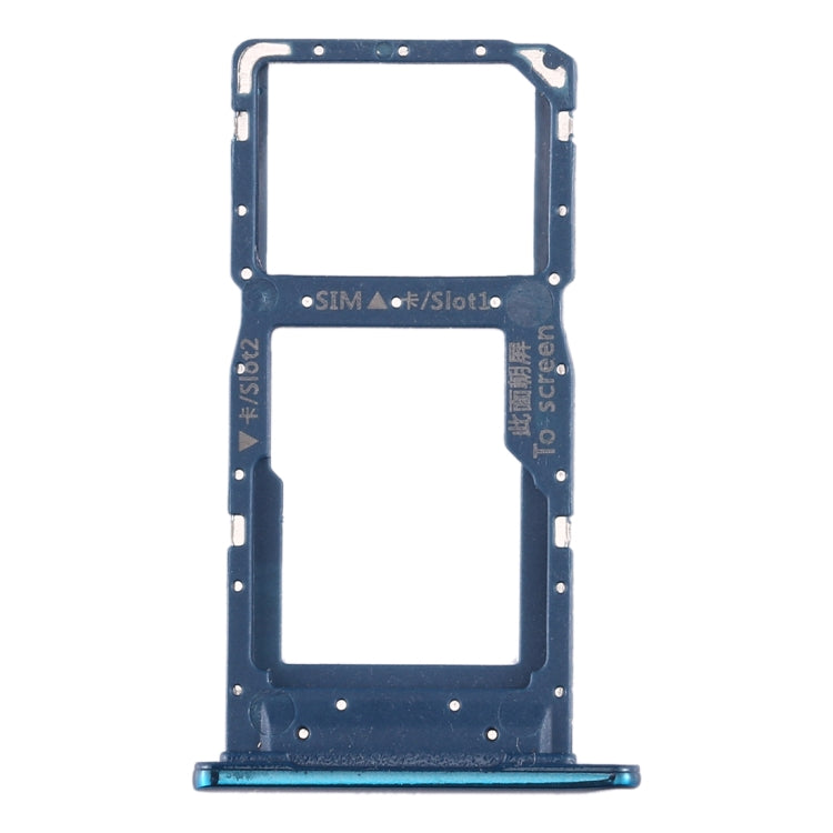SIM Card Tray + SIM Card Tray / Micro SD Card Tray for Huawei Enjoy 9s (Blue) - Card Socket by PMc TechLife | Online Shopping South Africa | PMc TechLife | Buy Now Pay Later Mobicred