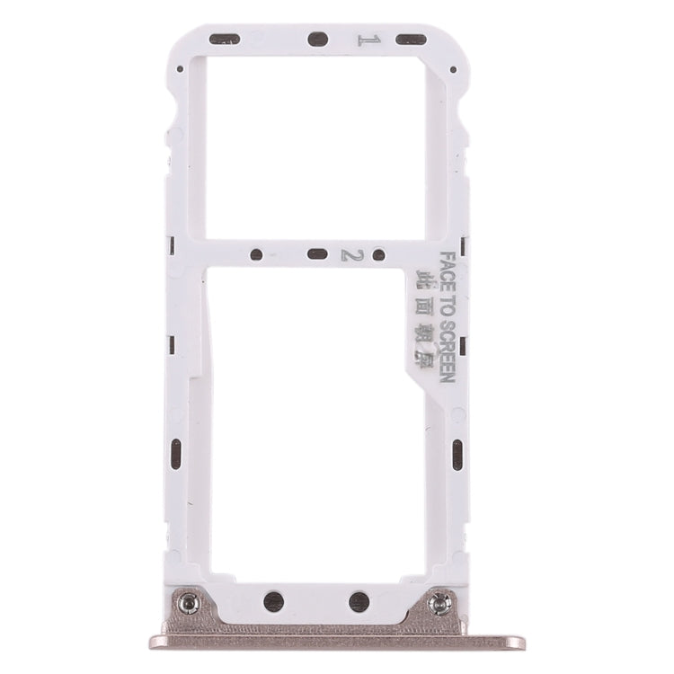 2 SIM Card Tray / Micro SD Card Tray for Xiaomi Redmi Note 5(Gold) - Card Tray by PMc TechLife | Online Shopping South Africa | PMc TechLife | Buy Now Pay Later Mobicred