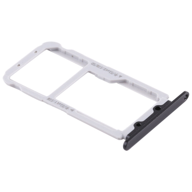 SIM Card Tray + SIM Card Tray / Micro SD Card for Huawei Honor View 10 / V10(Black) - Card Socket by PMc TechLife | Online Shopping South Africa | PMc TechLife | Buy Now Pay Later Mobicred