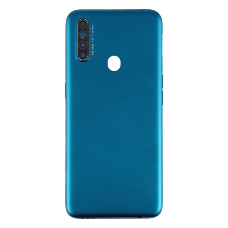 For OPPO A8 Battery Back Cover (Blue) - Back Cover by PMC Jewellery | Online Shopping South Africa | PMC Jewellery | Buy Now Pay Later Mobicred