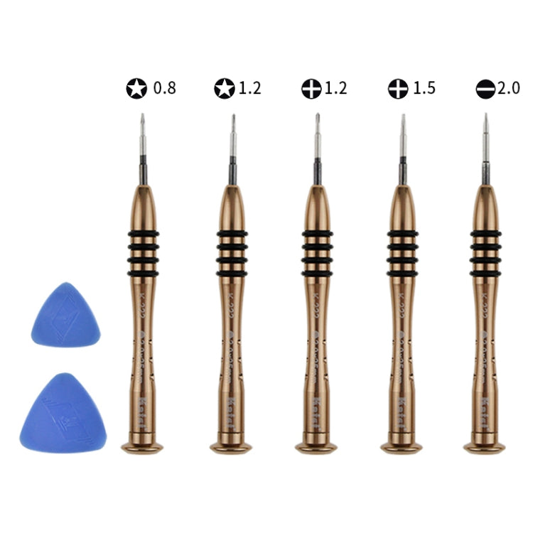 Kaisi K-5222 7 in 1 Plastic Opening Pick + Precision Screwdriver Set Tablet PC Cell Phone Repair Kit - Screwdriver Set by Kaisi | Online Shopping South Africa | PMC Jewellery | Buy Now Pay Later Mobicred