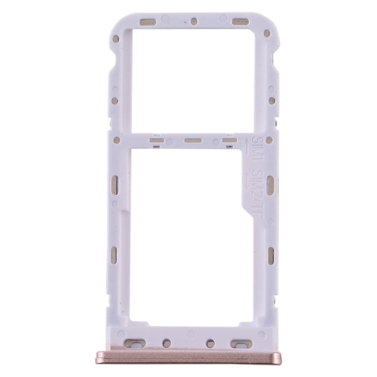 For Meizu M6T SIM Card Tray + SIM / Micro SD Card Tray (Pink) - For Meizu by PMc TechLife | Online Shopping South Africa | PMc TechLife | Buy Now Pay Later Mobicred