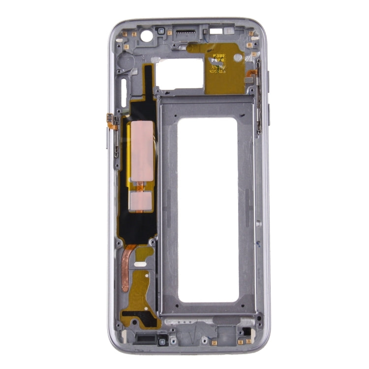 For Galaxy S7 Edge / G935 Front Housing LCD Frame Bezel Plate (Grey) - free shipping - PMc TechLife - Order now!