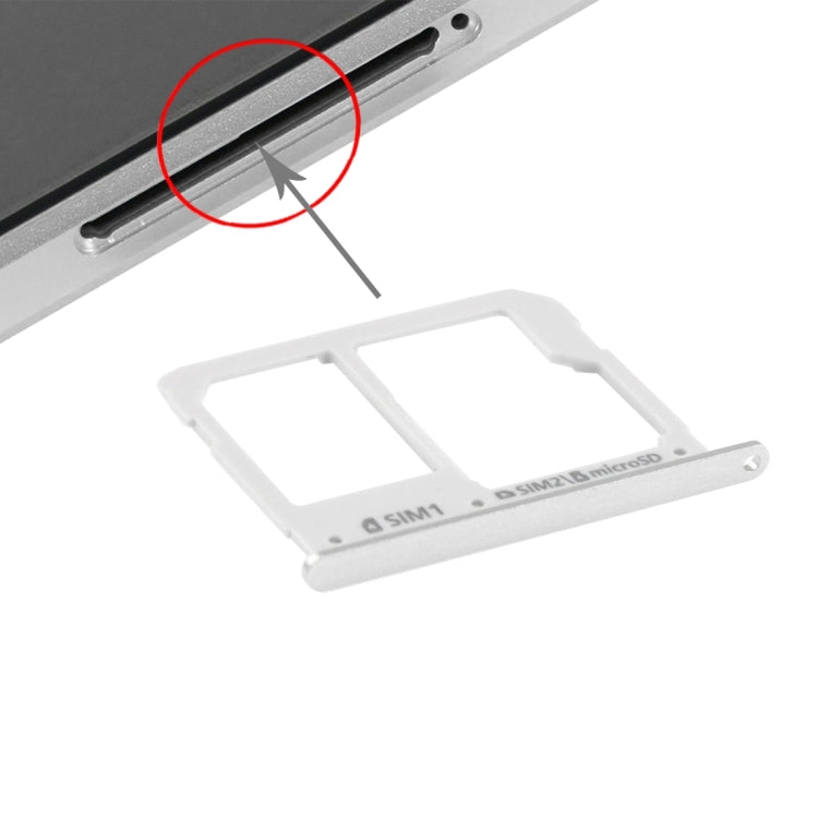 For A3(2016) / A3100 & A5(2016) / A5100 & A7(2016) / A7100 SIM Card Tray and Micro SD Card Tray  (Silver) - free shipping - PMc TechLife - Order now!