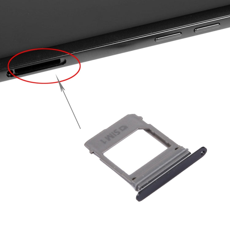 For Galaxy A5 (2017) / A520 & A7 (2017) / A720 SIM Card Tray + Micro SD Card Tray, Single Card (Black) - free shipping - PMc TechLife - Order now!