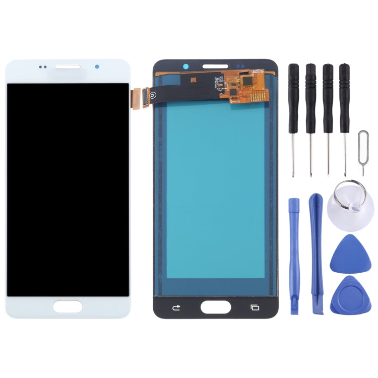 TFT LCD Screen for Galaxy A5 (2016) / A510 with Digitizer Full Assembly (White) - free shipping - PMc TechLife - Order now!
