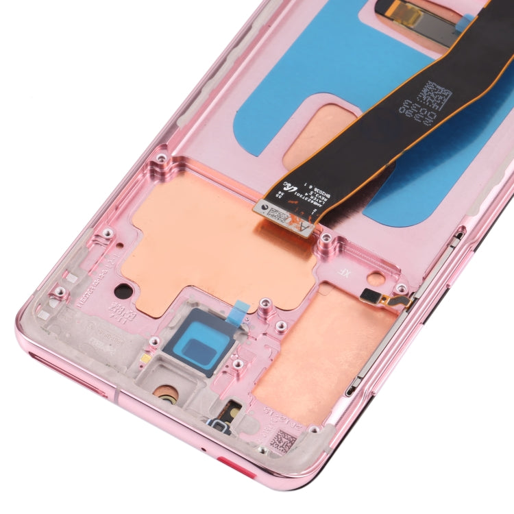 Original Dynamic AMOLED Material LCD Screen and Digitizer Full Assembly with Frame for Samsung Galaxy S20 4G SM-G980(Pink) - free shipping - PMc TechLife - Order now!