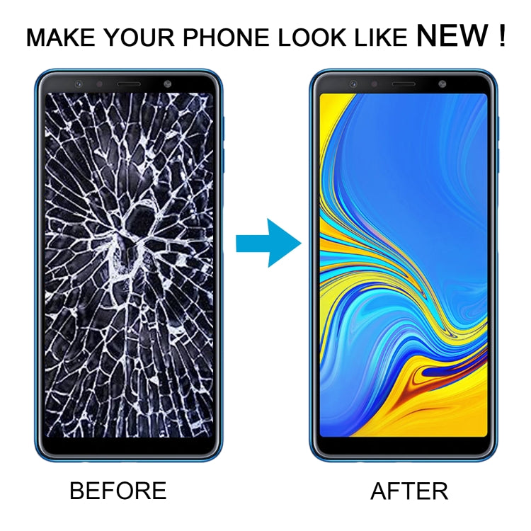 TFT LCD Screen for Samsung Galaxy A7 (2018) / SM-A750F Digitizer Full Assembly with Frame (Black) - free shipping - PMc TechLife - Order now!