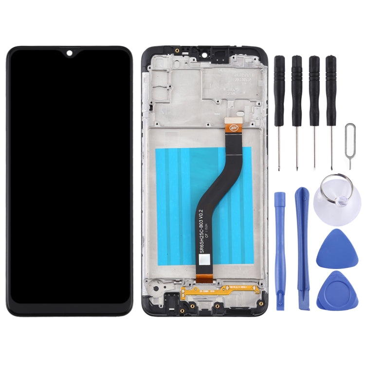OEM LCD Screen for Samsung Galaxy A20s Digitizer Full Assembly with Frame (Black) - free shipping - PMc TechLife - Order now!