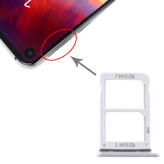 For Samsung Galaxy A8s / Galaxy A9 Pro 2019 SIM Card Tray + SIM Card Tray (Silver) - Galaxy A Series Parts by PMC Jewellery | Online Shopping South Africa | PMC Jewellery | Buy Now Pay Later Mobicred