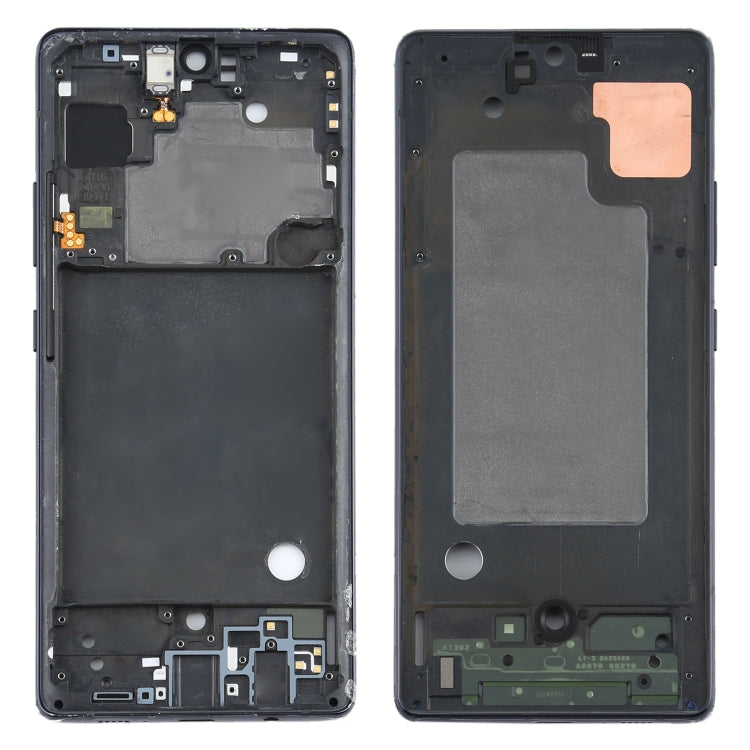 For Samsung Galaxy A71 5G SM-A716  Middle Frame Bezel Plate (Black) - free shipping - PMc TechLife - Order now!
