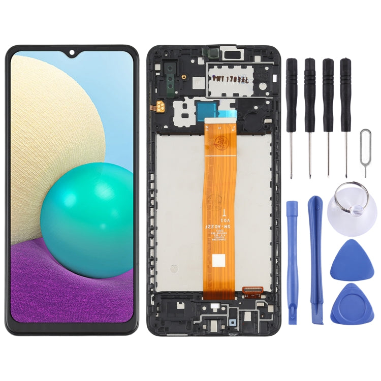 Original LCD Screen for Samsung Galaxy A02 SM-A022 Digitizer Full Assembly with Frame - free shipping - PMc TechLife - Order now!