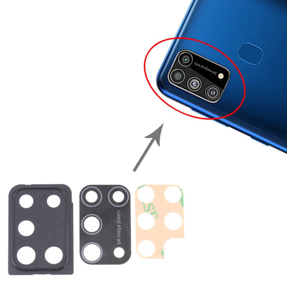 For Samsung Galaxy M31 / Galaxy M31 Prime SM-M315 10pcs Camera Lens Cover (Black) - Camera by PMC Jewellery | Online Shopping South Africa | PMC Jewellery | Buy Now Pay Later Mobicred