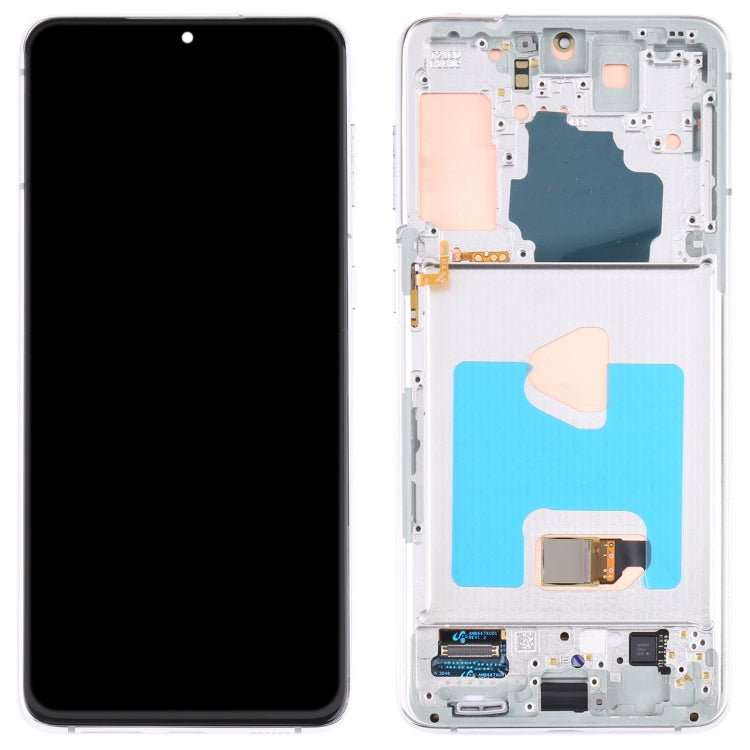 For Samsung Galaxy S21+ 5G SM-G996 Original LCD Screen Digitizer Full Assembly With Frame (Silver) - free shipping - PMc TechLife - Order now!