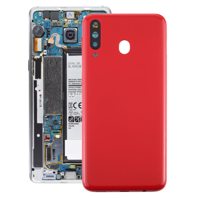 For Galaxy M30 SM-M305F/DS, SM-M305FN/DS, SM-M305G/DS Battery Back Cover (Red) - Back Cover by PMC Jewellery | Online Shopping South Africa | PMC Jewellery | Buy Now Pay Later Mobicred