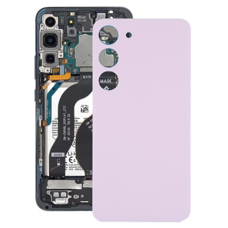 For Samsung Galaxy S23 SM-S911B OEM Glass Battery Back Cover(Pink) - Back Cover by PMC Jewellery | Online Shopping South Africa | PMC Jewellery