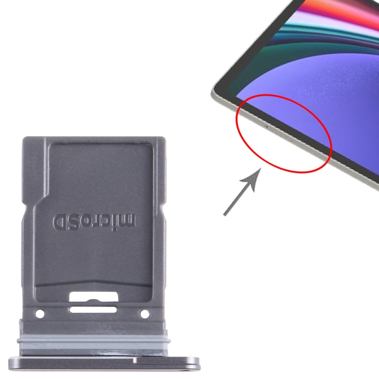 Micro SD Card Tray for Samsung Galaxy Tab S9 SM-X710 WiFi Edition (Grey) - free shipping - PMc TechLife - Order now!