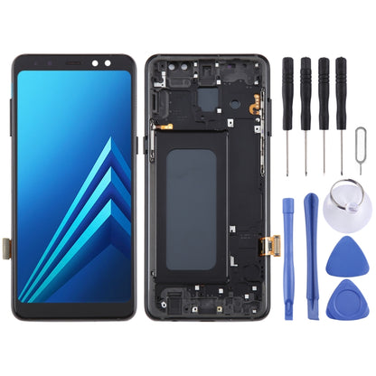 For Samsung Galaxy A8 2018 / A5 2018 SM-A530 Original LCD Screen Digitizer Full Assembly with Frame (Black) - LCD Screen by PMC Jewellery | Online Shopping South Africa | PMC Jewellery