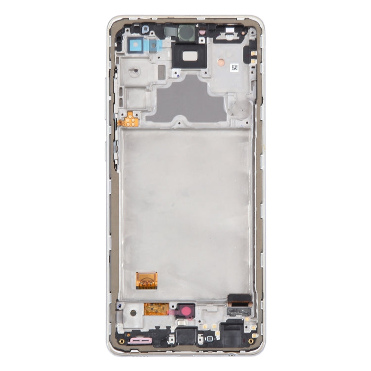 For Samsung Galaxy A72 4G SM-A725 6.43 inch Original LCD Screen Digitizer Full Assembly with Frame (White) - LCD Screen by PMC Jewellery | Online Shopping South Africa | PMC Jewellery | Buy Now Pay Later Mobicred