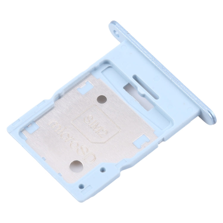 For Samsung Galaxy M15 SM-M156B Original SIM Card Tray + SIM Card Tray / Micro SD Card Tray (Blue) - Galaxy M Series Parts by PMC Jewellery | Online Shopping South Africa | PMC Jewellery | Buy Now Pay Later Mobicred