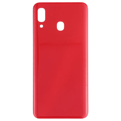 For Galaxy A30 SM-A305F/DS, A305FN/DS, A305G/DS, A305GN/DS Battery Back Cover (Red) - Back Cover by PMC Jewellery | Online Shopping South Africa | PMC Jewellery | Buy Now Pay Later Mobicred