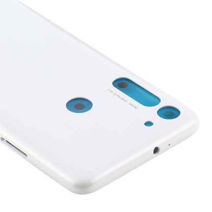 Battery Back Cover for Motorola Moto G8 (White) - Back Cover by PMC Jewellery | Online Shopping South Africa | PMC Jewellery | Buy Now Pay Later Mobicred